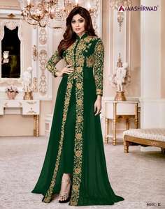 Salwar Kameez de style occidental en georgette, à porter au quotidien, élégant, longueur entière, disponible en toutes tailles - Product Image 2