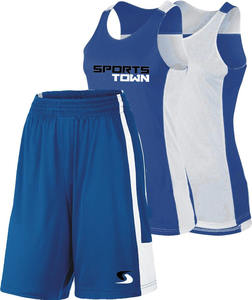 Camiseta de baloncesto y pantalones cortos para hombre, uniforme de baloncesto de alta calidad, Color blanco, personalizado, OEM, último diseño, 2018 - Product Image 6