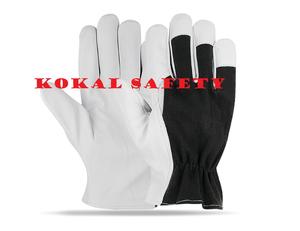 Gants de travail en cuir de chèvre KOKAL - Anti-coupure, antidérapants, pour la protection des écrans, pour une utilisation en extérieur et en assemblage - Product Image 2