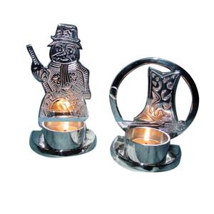 Snowman Tea Light Candle Holder for Xmas - Product Image 1