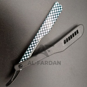 Top qualité barbier rasage rasoirs rasoir droit Shavette Abs manche en plastique poids léger lame en acier inoxydable rasoir turc - Product Image 5