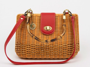 Water Hyacinth <b>Storage</b> Bag with Handle Rectangle Shape Bohemian Style Eco-Friendly Multi-Purpose Clothing Use Beach Application - Product Image 6