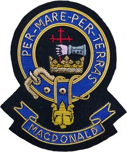 Insigne de mode Inde Soie Cannetille Insignes à main Bullion Wire Patch Emblème - Product Image 5