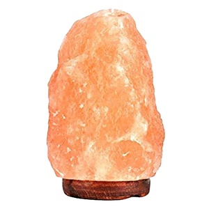 Lámpara de Sal del Himalaya Tallada, de la Mejor Calidad, Forma Natural, Material Orgánico, Decoración para el Hogar, Estilo Feng Shui, Sian Enterprises SE-2081 - Product Image 1