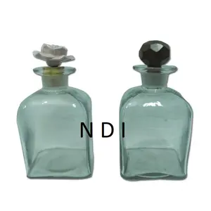 New Arrival Design Liquid Perfume Storage Packaging With Stoppers Lid Empty Glass Perfume Bottles Perfume Glass Bottles