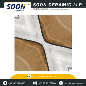 Newly Rustic Design 600x600 Porcelain Floor Tiles with Flowers & Plants Texture Acid-Resistant for Hotel Use - Product Image 5