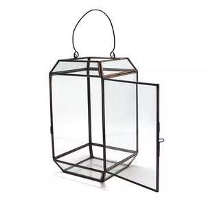 Candelabro cuadrado de cristal y oro, decoración para el hogar, nuevo estilo - Product Image 2