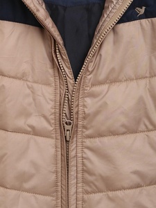 2021 Men's Winter Coated Padding Jacket Hybrid Light <b>Weight</b> Knitted Sleeves Insulated Hood <b>Stand</b> High Quality Canvas Formal - Product Image 5