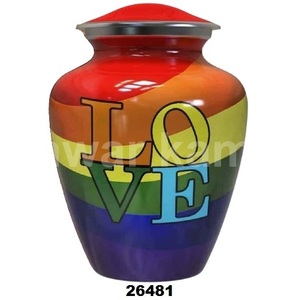 Urna de cremación clásica para adultos, Orgullo Gay, amor - Product Image 1