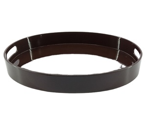 Bandeja Redonda de Madera 100% Natural de Nuevo Diseño, Acabado Pulido Ecológico para Uso en Cocina y Restaurante - Product Image 1