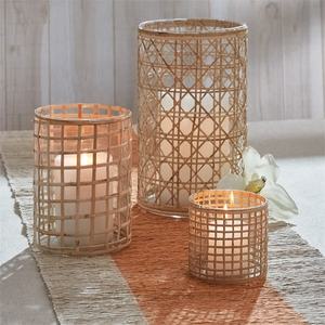 Nuevo diseño de bambú Natural linternas-de bambú sostenedor de vela - Product Image 1