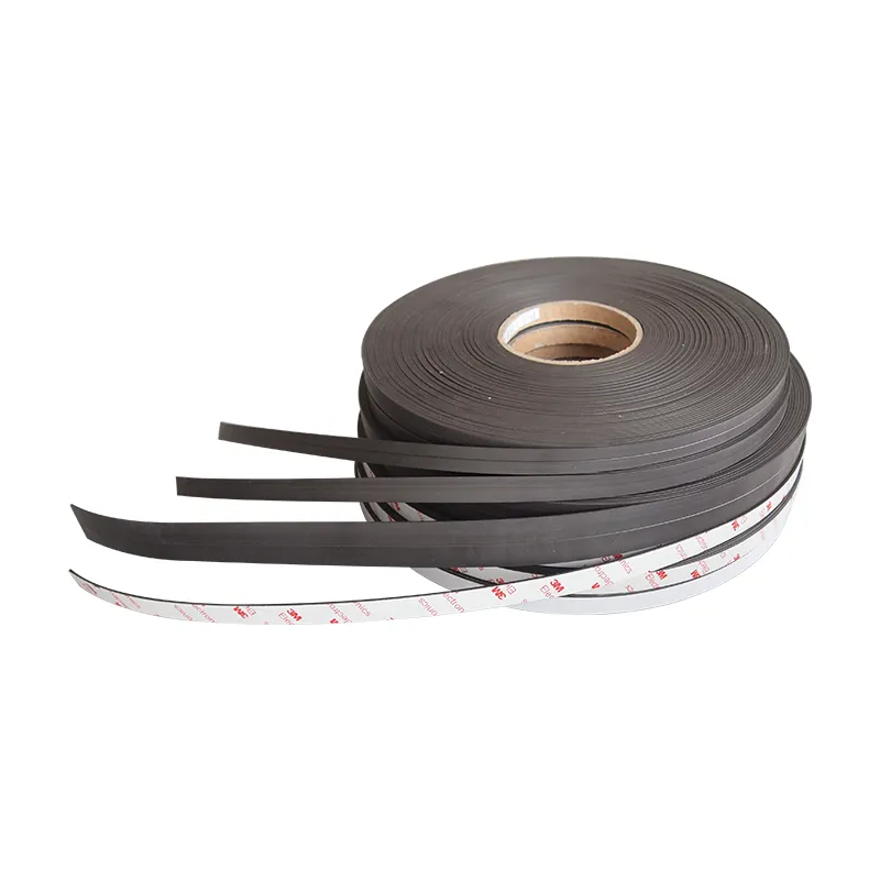 High Quality Factory Direct Extrusion Magnetic Strip Adhesive Flexible Magnetic Tape in Roll for making magnetic insert screen