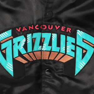 Vestes universitaires personnalisées, broderie, satin de soie, lettres tendance, vestes de basket-ball pour hommes / vestes de lettreman / - Product Image 4