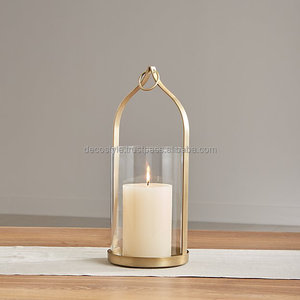 Vela de latón vela hurricane - Product Image 1