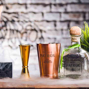 Coctelera Boston, Coctelera de Acero Inoxidable, Coctelera, Coctelera PATRON TEQUILA - Product Image 2