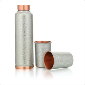 Custom <b>BPA</b>-<b>Free</b> Reusable Strap for Business <b>Free</b> Sample Wide Drinkware Plain Copper <b>Water</b> <b>Bottles</b> - Product Image 4
