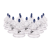HANSOL Ensemble de ventouses (19 tasses) Hijam Ensemble de ventouses sous vide en plastique stérilisé de haute qualité 1 boîte Appareil de médecine chinoise