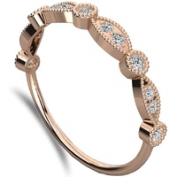 Djewels Model 1130 Elmas Yüzük Doğal Elmaslar Brillant Kesim 14 Ayar Som Altın Klasik Stil IGI INGEMCO Sertifikalı Kadın Yüzüğü