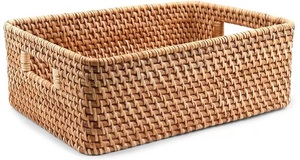 2022 Hot Selling Natural <b>Wicker</b> Storage <b>Baskets</b> Home Decor <b>Hanging</b> Design for Laundry & Vegetable Storage Made in Vietnam - Product Image 6