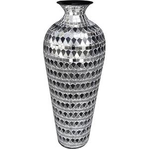 Vase à fleurs en métal argenté artistique 1 pièce, décoration de mariage, centre de Table, décoration de salle, Vase de sol disponible - Product Image 6