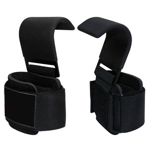 Ganchos y Agarres para Levantamiento de Pesas Geo Brother Co, Correas para Muñecas, Guantes Transpirables para Levantamiento de Pesas, Soporte para Muñecas, Capacidad de Carga de 5 lb - Product Image 1