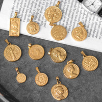 En gros femmes vogue bijoux or vintage pièce grecque collier