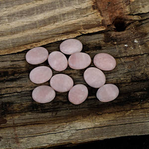 Cabujón Ovalado de Ópalo Rosa Natural de 8x6 mm, Corte Cabujón, Gema Suelta para Joyería, la Mejor Calidad, Superventas - Product Image 2