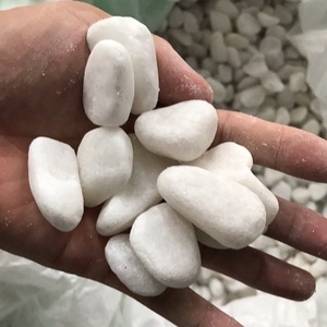 หินธรรมชาติ ก้อนกรวดที่ไม่ขัดเงา หินกรวดหินแม่น้ําขาว - Product Image 2