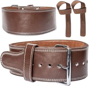 Cinturón de levantamiento de pesas de cuero de vaca para gimnasio personalizable, protector ajustable con logotipo personalizado para entrenamiento, venta al por mayor - Product Image 4