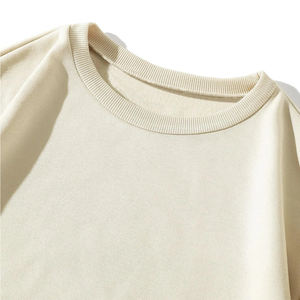 2021 Custom <b>Women's</b> Crew Neck Sweatshirt <b>Jumper</b> <b>Woolen</b> Cotton Fleece Oversize Hoodie Zip Custom Prints Embroidered Logo Clothing - Product Image 3