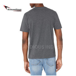 2025 offre t-shirt à col rond vierge de haute qualité personnaliser le t-shirt LOGO imprimé pour hommes en microfibre - Product Image 5