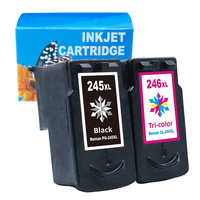 Cartouche d'encre avec puce de réinitialisation Uniplus PG 245 CL 246 XL PG245 CL246 pour imprimante Canon Pixma MG2420 MG2520 MG2924