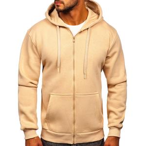 เสื้อฮู้ดแขนยาวสำหรับผู้ชายผ้าคอตตอนโพลีเอสเตอร์เป็นมิตรต่อสิ่งแวดล้อมสำหรับฤดูหนาวโลโก้ออกแบบได้ตามต้องการ - Product Image 2