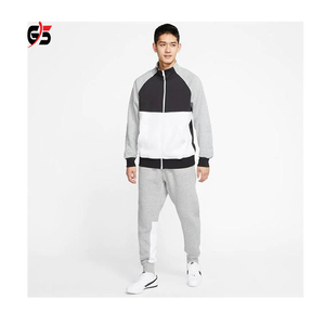 ชุดวอร์มกันหนาวแบบมีซิปสำหรับผู้ชาย,ชุดวอร์มสำหรับผู้ชายผ้าฝ้าย100% GSM ผ้าฝ้าย300สำหรับออกกำลังกายจ๊อกกิ้ง - Product Image 3