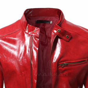 แจ็กเก็ตหนังสำหรับผู้ชาย,เสื้อแจ็กเก็ตหนังแฟชั่นแบบสั่งตัด - Product Image 3