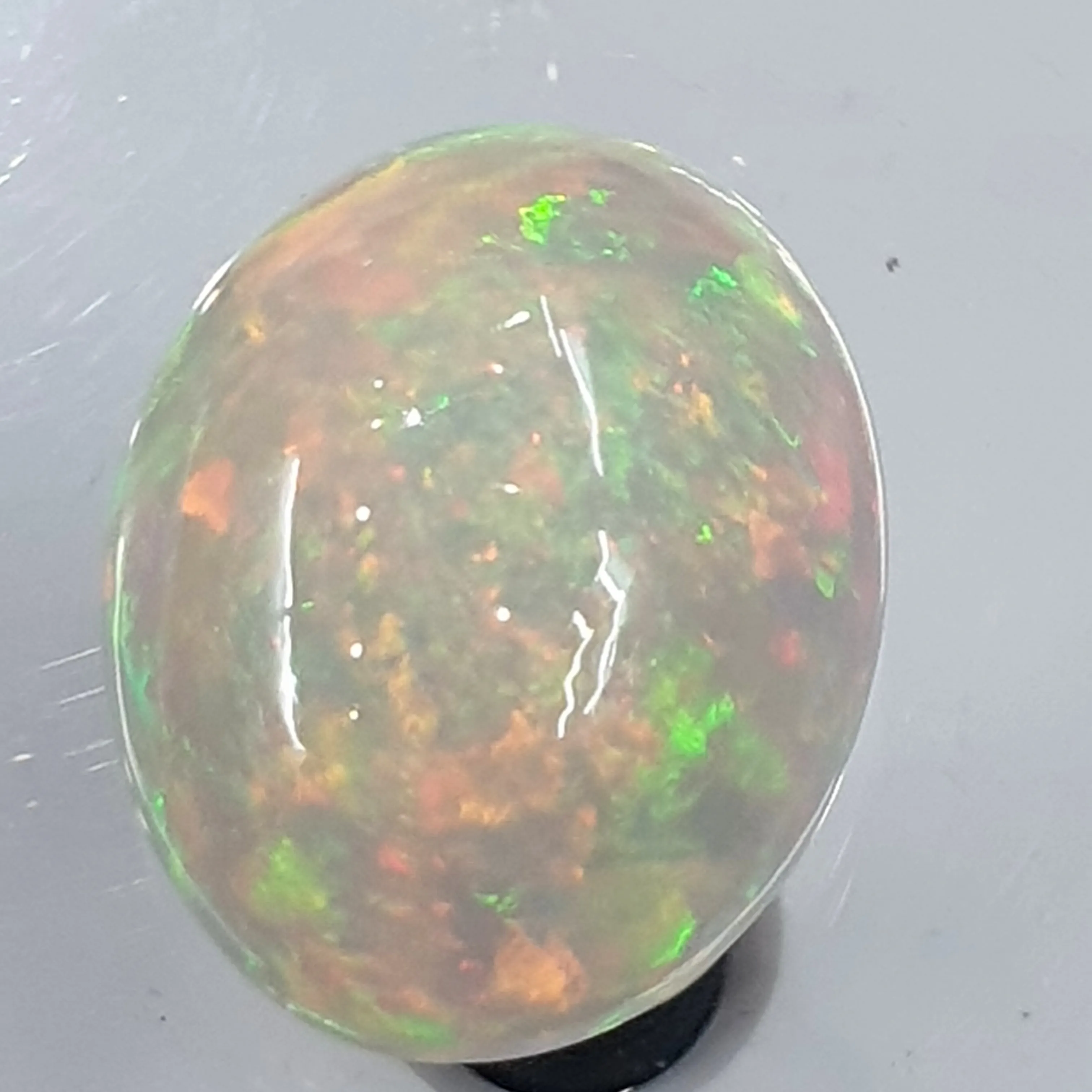 Batu Putih Alami Opal Etiopia Batu Permata Semi Berharga Halus Cabochon Pemasok Harga Pabrik Grosir