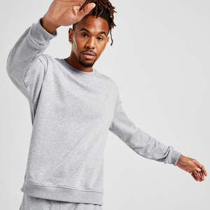 OEM Manufacturer Custom Logo Oversized Cotton Colorful Streetwear Men Set Men's <b>Plain</b> <b>Sweatshirt</b> - Product Image 5