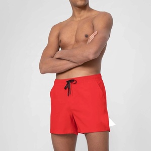 Short de bain pour homme Solid Design, séchage rapide, en polaire écologique, pour la plage, le spa, le surf, extensible, avec taille élastique - Product Image 3