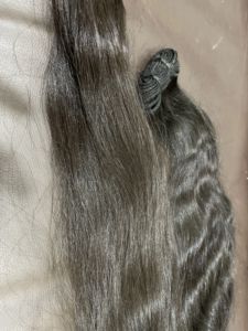 Extensiones de cabello humano sin procesar, pelo natural de templo virgen, Indio del Sur, sin caída, sin enredos, envío por fedex - Product Image 4