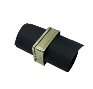 Vente en gros rond rond en métal, anneau de serviette de TABLE de haute qualité nouveau DESIGN anneau de serviette en métal argenté - Product Image 5