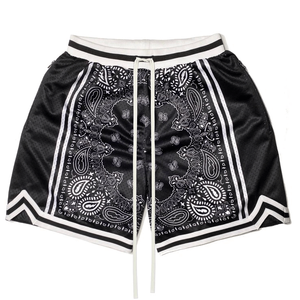 กางเกงขาสั้นเล่นบาสเก็ตบอลมีกระเป๋าซิปของผู้ชาย,กางเกงว่ายน้ำมีสีสันสดใสกางเกงขาสั้นมีโลโก้ตามสั่งสำหรับฤดูร้อน - Product Image 1