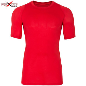 T-Shirts à col rond pour hommes, en coton, de couleur unie, de Sport, d'entraînement, vente en gros, grande taille - Product Image 4