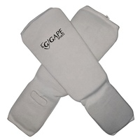 GAPE SPORTS SP-005 Protège-tibias et protège-pieds respirants et légers en matériau élastique pour Karaté, Taekwondo, Kickboxing – Couleur personnalisable