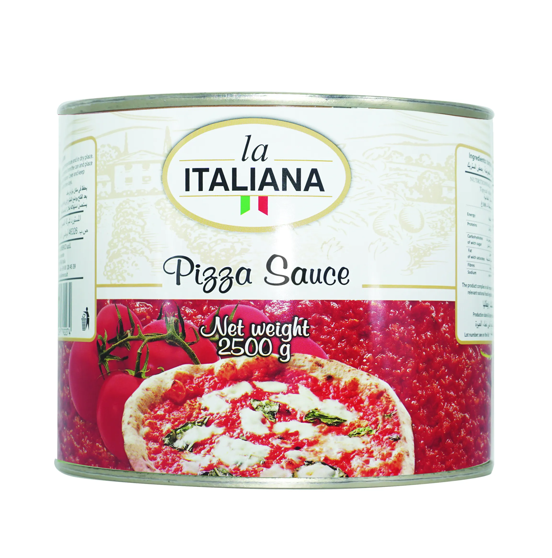 100% Fresh tomato sauce for pizza Made in Italy canned tomato sauces