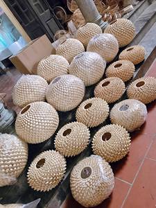 Pantallas de Lámpara Colgante de Bambú Natural para Decoración del Hogar, Lámpara de Ratán de Alta Calidad para Decoración de Habitaciones en Oferta - Product Image 2