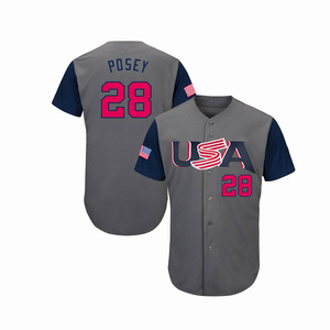 Camiseta de Béisbol Sublimada con Logotipo Personalizado de Alta Calidad, Transpirable, Anti-UV, de Secado Rápido, Ropa Deportiva para Adultos, Talla Grande, Impresión Digital - Product Image 1