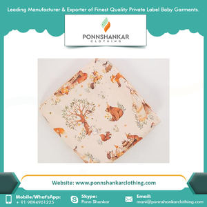 100% Oganottottottaterial Latest esesign uustom ddjustable waddaddrap Aby lanlanket Swaddle lankets - Product Image 4