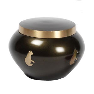 CAT ODC MARKS URNA, PET GRABADO PEQUEÑO METAL CAT CREMACIÓN URNA DISEÑADOR GRABADO BRILLANTE PET CREMACIÓN URNAS - Product Image 5