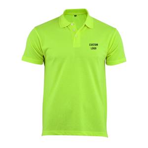 เสื้อโปโลแขนสั้นสำหรับผู้ชาย, เสื้อกีฬาผ้าฝ้ายย้อมสี100% พิมพ์ลาย - Product Image 5