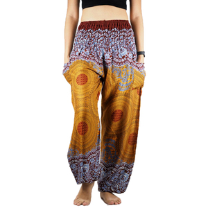 Pantalones bombachos de princesa Mandala para mujer, ropa de verano, color gris, PP0004, 020030, 04, listo para enviar - Product Image 1